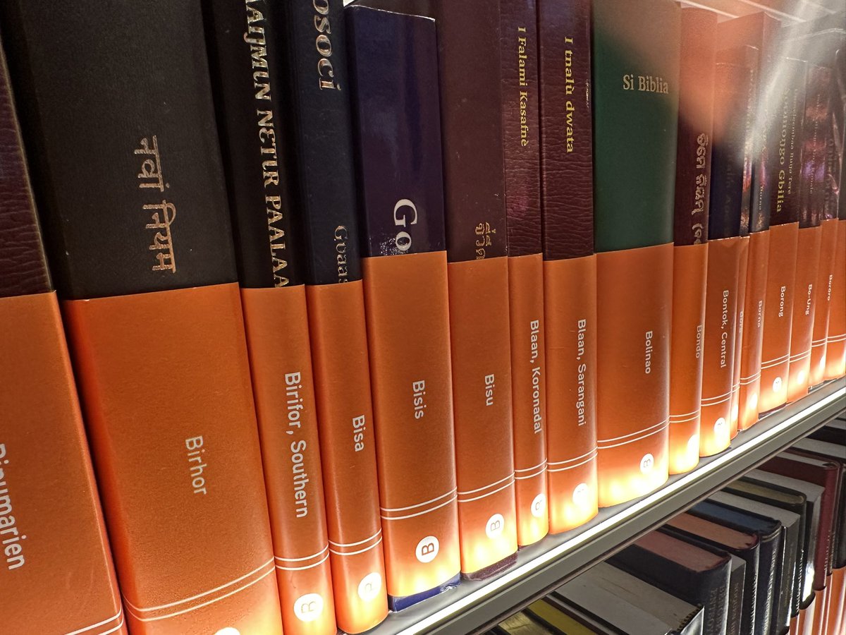BuserBrooks's tweet photo. Yembiyembi Scripture translation (Bisis) brought into the Bible Museum collection. What a day! https://t.co/ftfBWbkv9Y