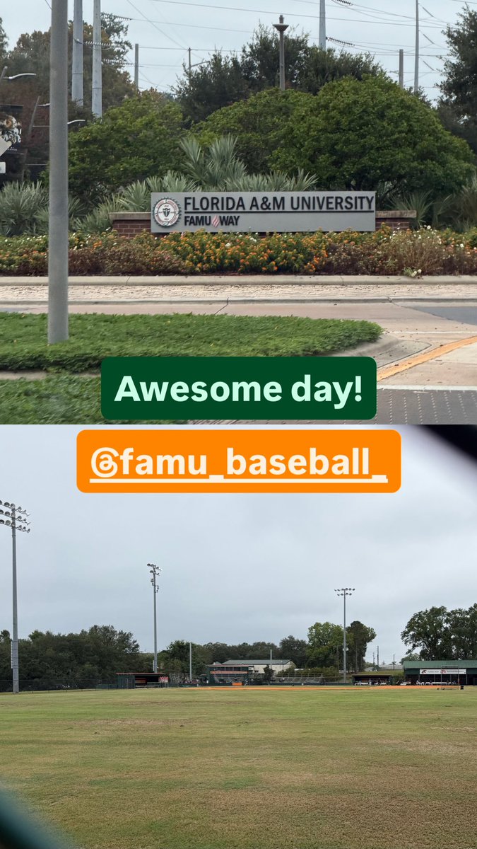 AC2028PC's tweet photo. Awesome day in Tallahassee with @FAMU_Baseball. #catcher #catcherlife #hitting #highschoolbaseball #behindtheplate #catchergrind #baseballworkethic #strength #speed #baseball #catchergoals #CollegeRecruiting #BaseballRecruiting #uncommited https://t.co/VBngoVL29I
