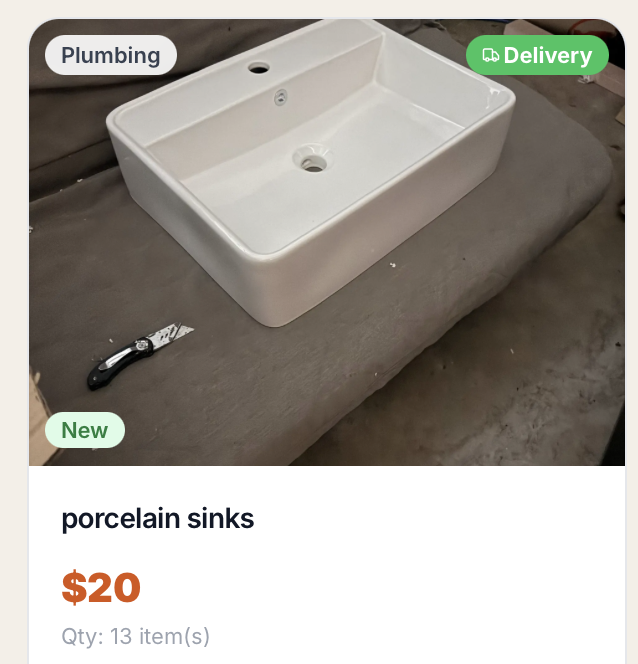 Overrunau's tweet photo. Leftover and surplus building materials: timber, tiles, plasterboard, bricks, fittings, fixtures, decking, insulation.. if it was headed for the skip and someone could still build with it, list it.
Here are just a few of our listings.
BROWSE NOW https://t.co/DKfGLeYHv3 https://t.co/u3ktsAKz8D