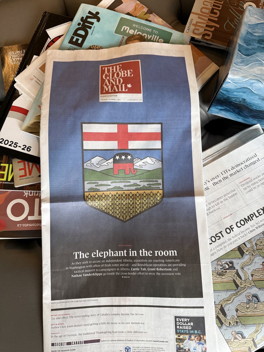 HMcPhersonNDP's tweet photo. Alberta separatists are running to Trump, offering our oil and water in exchange for American support to break up Canada.

A traitor to this country doesn’t have to wear a foreign flag. Sometimes they wave ours while selling out our future. 

This is a national emergency. https://t.co/g3meLjRSuw