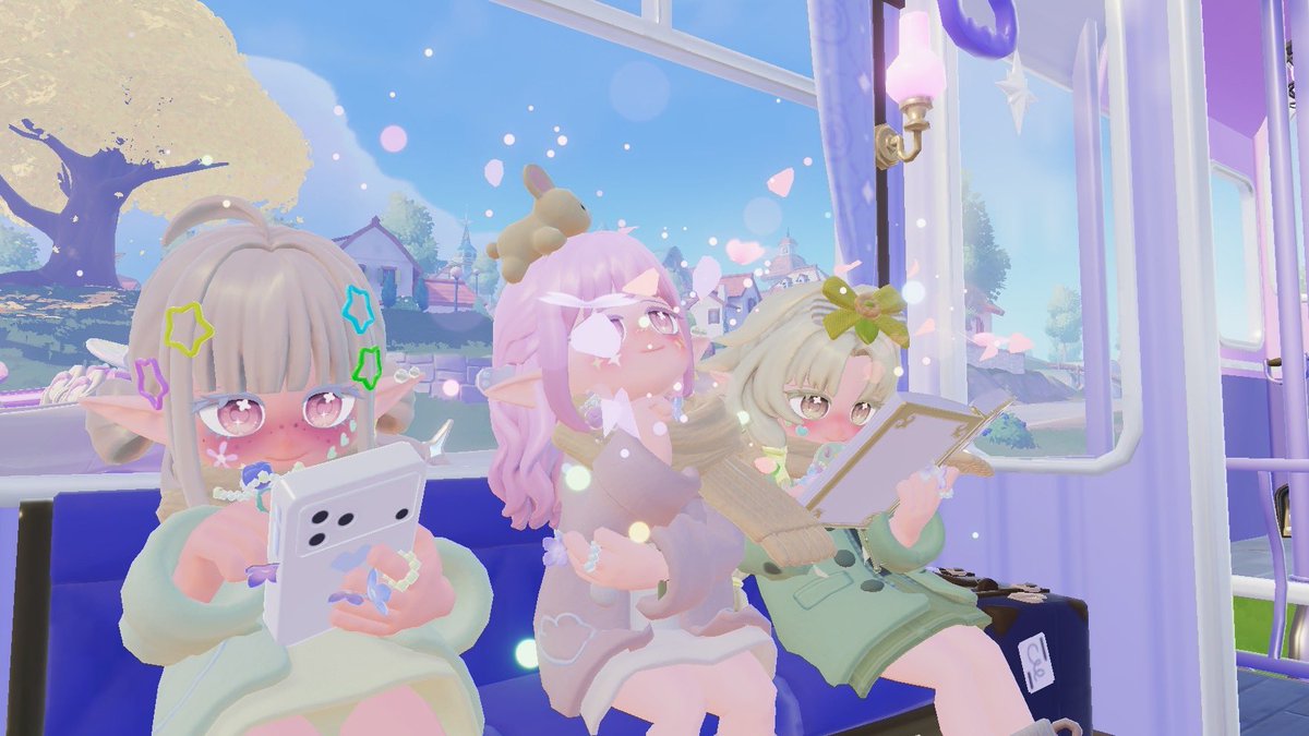 sushicollects's tweet photo. The cutest train passengers!!! 🚉

@__haru_ht 🤍
@meidolci 🩷 https://t.co/KQjqdExohl