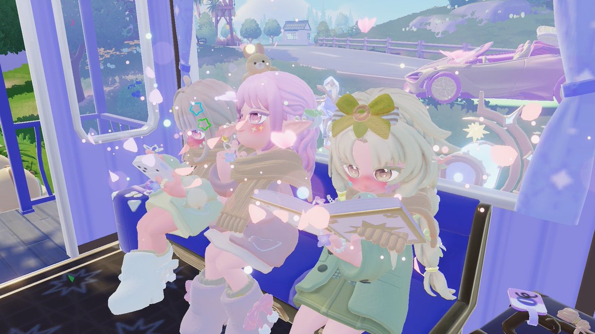 sushicollects's tweet photo. The cutest train passengers!!! 🚉

@__haru_ht 🤍
@meidolci 🩷 https://t.co/KQjqdExohl