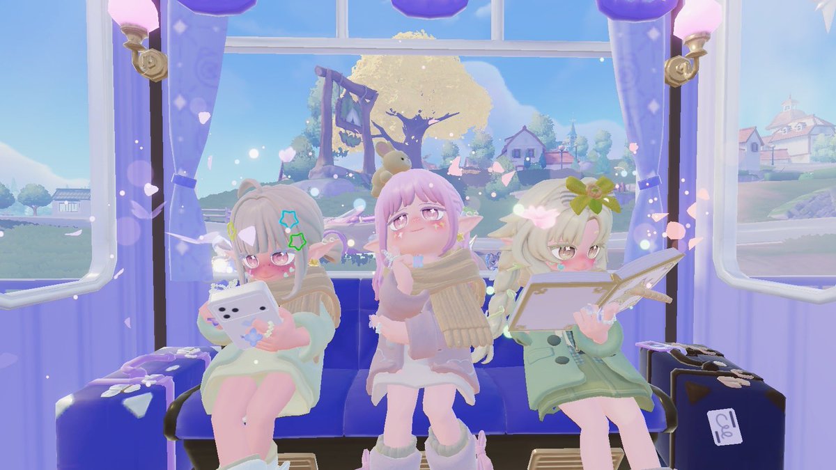 sushicollects's tweet photo. The cutest train passengers!!! 🚉

@__haru_ht 🤍
@meidolci 🩷 https://t.co/KQjqdExohl