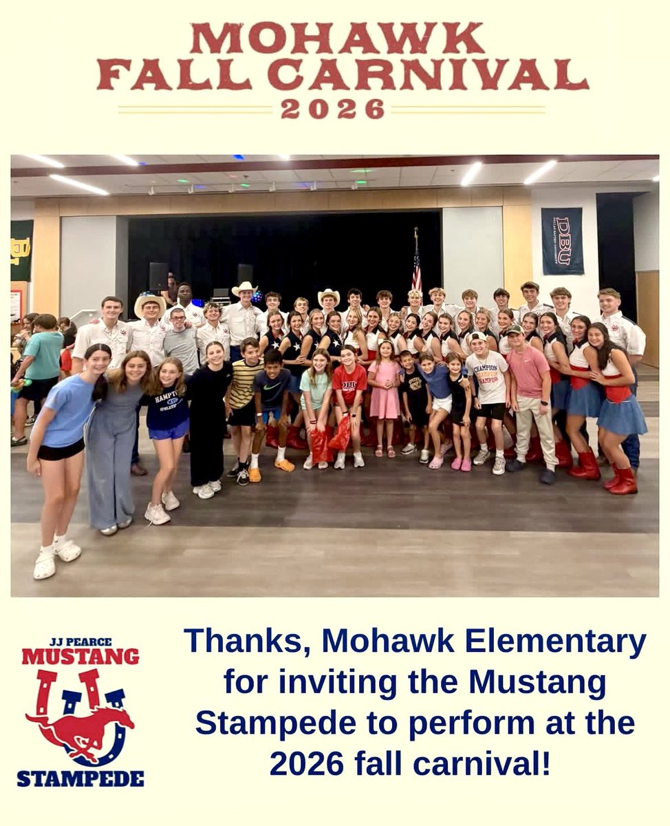 JJPearceHS's tweet photo. We are so proud of these kids, the difference they make in our community, and the work they put into being great. They are #mUStangmagic. 💙❤️ https://t.co/cCtRox6TPL