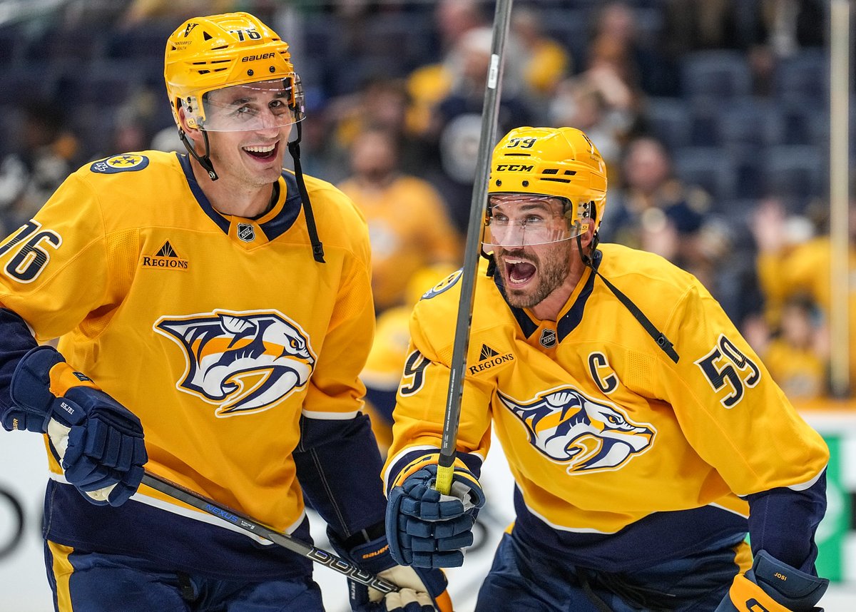 PredsNHL's tweet photo. FIRST SATURDAY IN SMASHVILLE MOOD https://t.co/EPSYMWh6sf