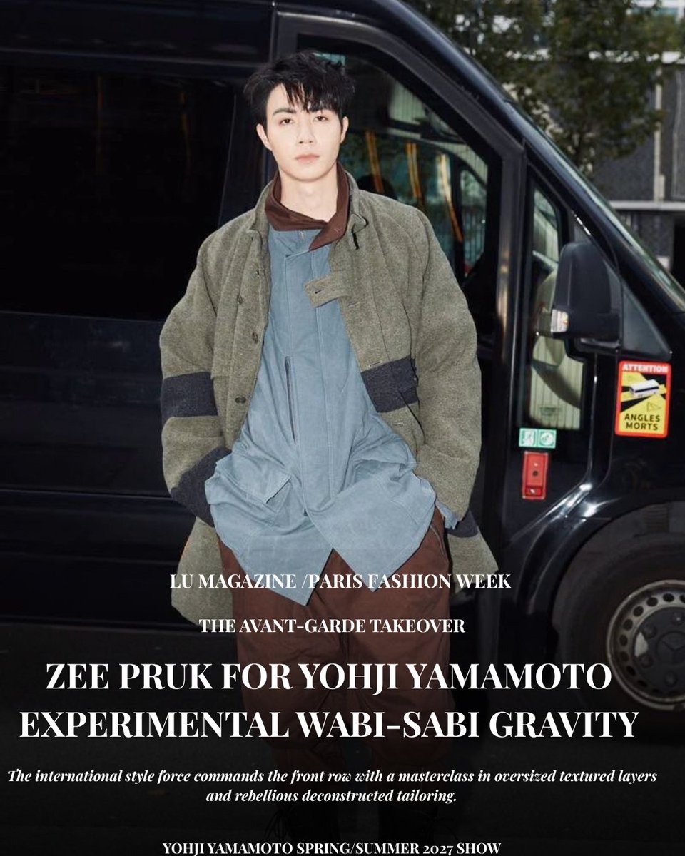 moke_moke3103's tweet photo. IG : lullumag

🔗https://t.co/jm4ETO3r8z

ZEE PRUK IN PFW 2027
#YohjiYamamotoXZeePruk
#YohjiYamamoto 
#ZeePruk @zee_pruk https://t.co/ofgJDE44QN