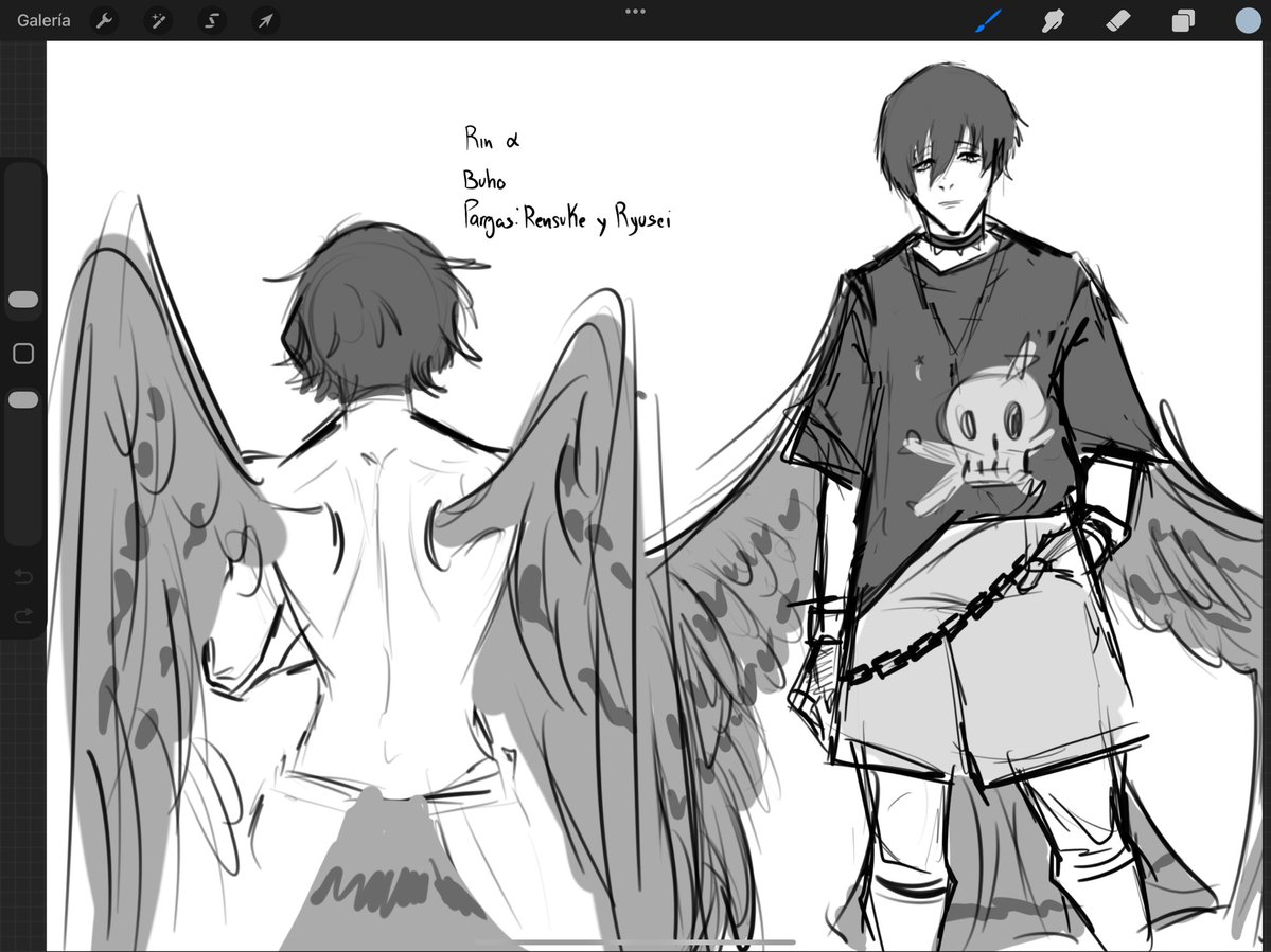 Neo777OMG's tweet photo. Por qué a nadie le gustan mis ships? Yo mezclando ships porque no me decidía con quien poner a Shidou (dibujo súper viejo) https://t.co/epuig6xvrf