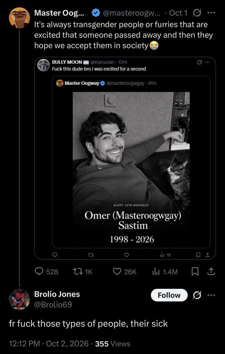 MidnightJedi_'s tweet photo. To anyone that follows @/Brolio69. Unfollow and block him. https://t.co/Qe3aAlwBPC