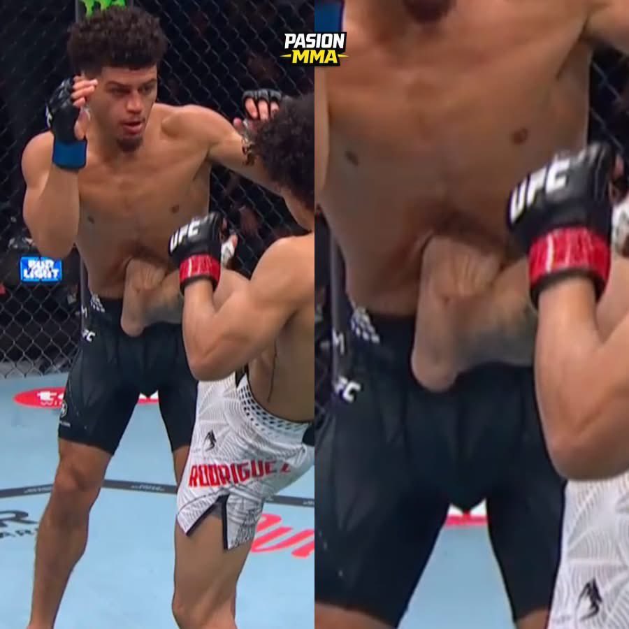 Changuito_MMA's tweet photo. Su puta madre, casi le atraviesa el cuerpo con su pie 🥶🥶🥶

#UFC331 https://t.co/AjJ2XkfChP
