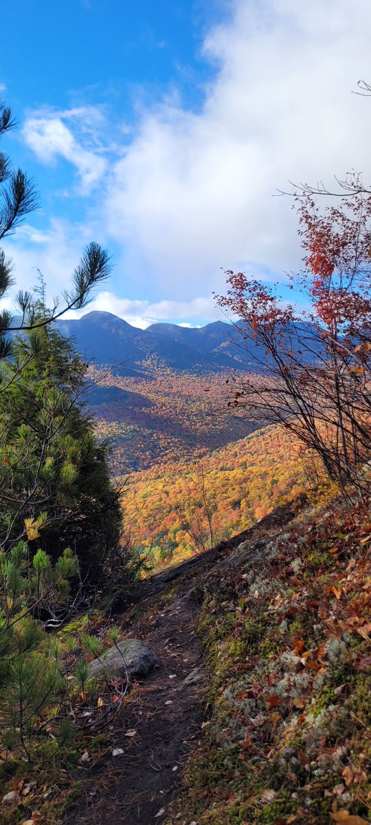 BryanLesswing's tweet photo. Great Range foliage on the way up to Big Slide earlier today. https://t.co/4dCpG4KYqk