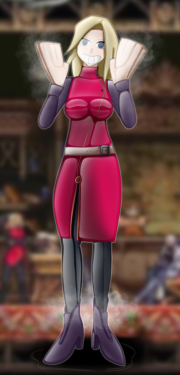 StinkyFeetForev's tweet photo. It's stinktober day 4 and time for Castlevania~! Here's a smelly Yoko https://t.co/xsGgETUlEt
