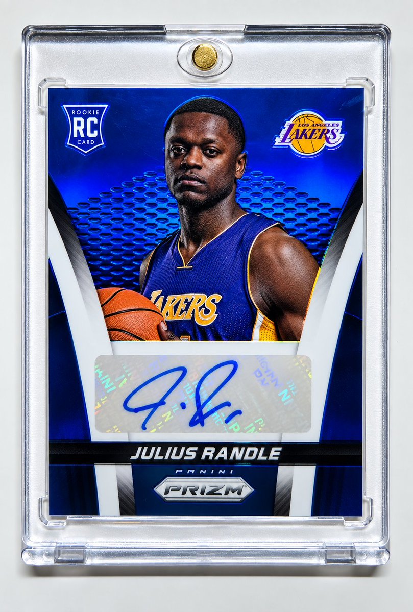 h510_lal's tweet photo. Julius Randle
2014-15 Panini Prizm
Rookie Autographs Prizms No. 5
Sticker Auto /299
275/299
#Lakers #JuliusRandle #Panini #NBACards #basketballcards https://t.co/vM2uamTfds