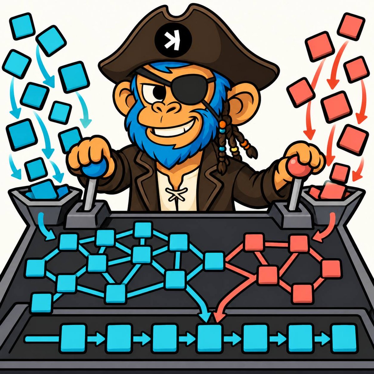 Pirates_Kaspa's tweet photo. Blocks created in parallel
are not simply discarded.
GHOSTDAG classifies them as blue or red
and brings the entire DAG into order 🟦
#PirateKaspa #Kaspa #GHOSTDAG #BlockDAG #Consensus #ProofOfWork https://t.co/iZfkHI9c6r
