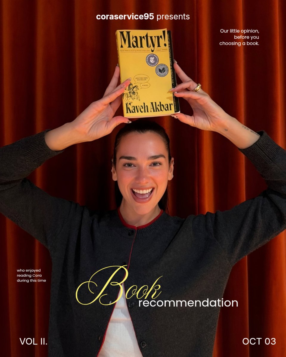 coraservice95's tweet photo. 𝟶𝟹.𝟷𝟶   ⸺    🅗ave you read your books this month? 📚
    ✑   Here's a little recommendation for you, from yours truly, Cora. https://t.co/6S3PNOz6LW