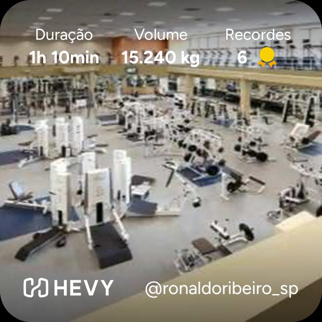 TreinandoFofo's tweet photo. 💪🏼 Treinando Fofo 💪🏼 
Acabei de levantar 15.240 kg no @hevyapp

 https://t.co/IRvon7Em3k https://t.co/a9nz49ixuZ