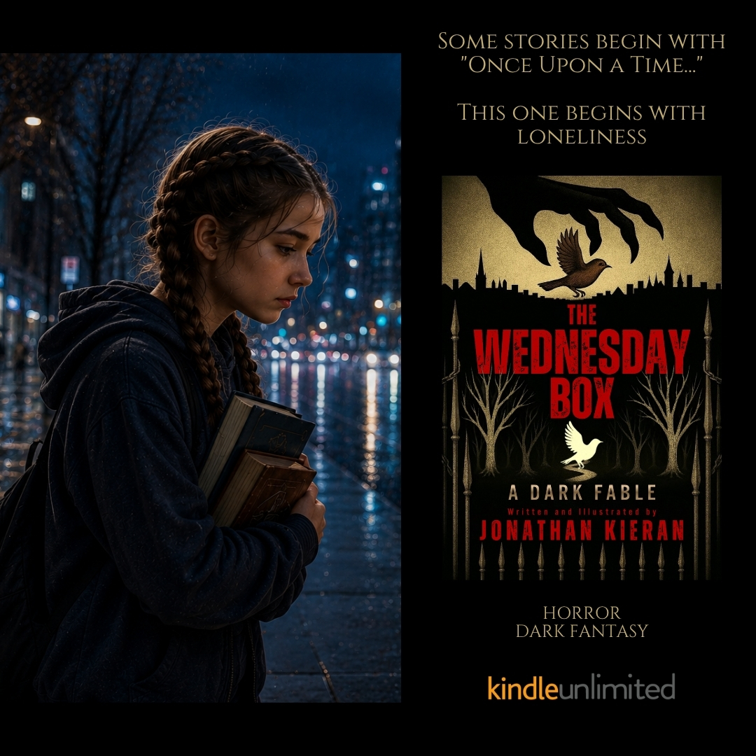 jkieran_author's tweet photo. Some stories begin with ONCE UPON A TIME...
This one begins with LONELINESS.
📌 https://t.co/I78tUnnztD
#Free #kindleunlimited

"The #horror here feels so much more dangerous because it’s tethered to such a raw, vulnerable reality."
#eldritchhorror #horror #darkfantasy #bookworms https://t.co/S2ze2FbDxP
