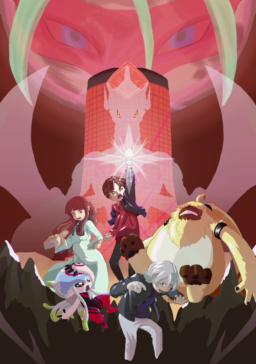 ThornORosemary's tweet photo. My second piece for the @GG5thAni fanzine
I drew a piece based on the first time Canoweissmon appeared! I wanted it to look like a Movie poster, what do you think?
If you like it check out the full fanzine!
#Digimon #ゴスゲ5周年 #デジモン https://t.co/Cm8owr0CWb