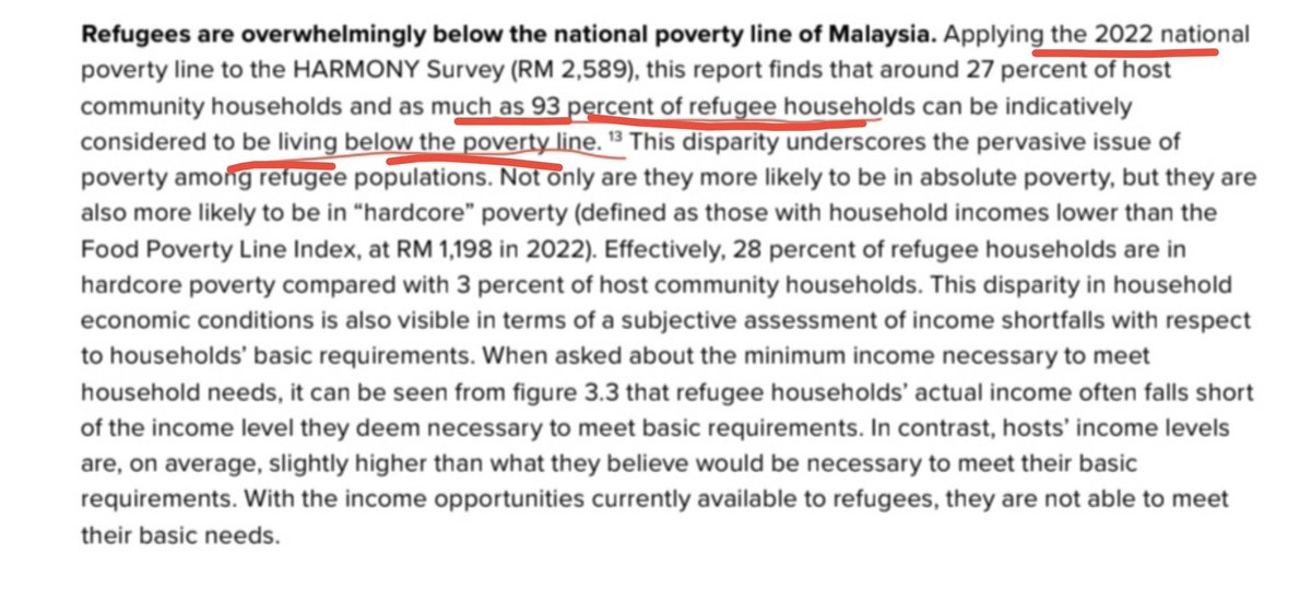 ArtoriaPen51153's tweet photo. "Rohingya in Malaysia rich with home &amp; car.”

93% of refugee household live below national poverty. 
~95% rent — they legally cannot own property. 

Formal vehicle ownership is below 10%; any vehicle used are usually rented or registered under locals out of need for work/urgency. https://t.co/vaSQyqoTRG
