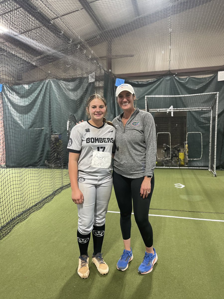 CoxAvery2013's tweet photo. Had such a great time at the Florida prospect camp. Learned so much today from everyone. 
Thanks for having me! 
@Coach_AT @_TimWalton @KristiMalpass @vasquezmarky @BombersTexas https://t.co/EfpKuFJS5N