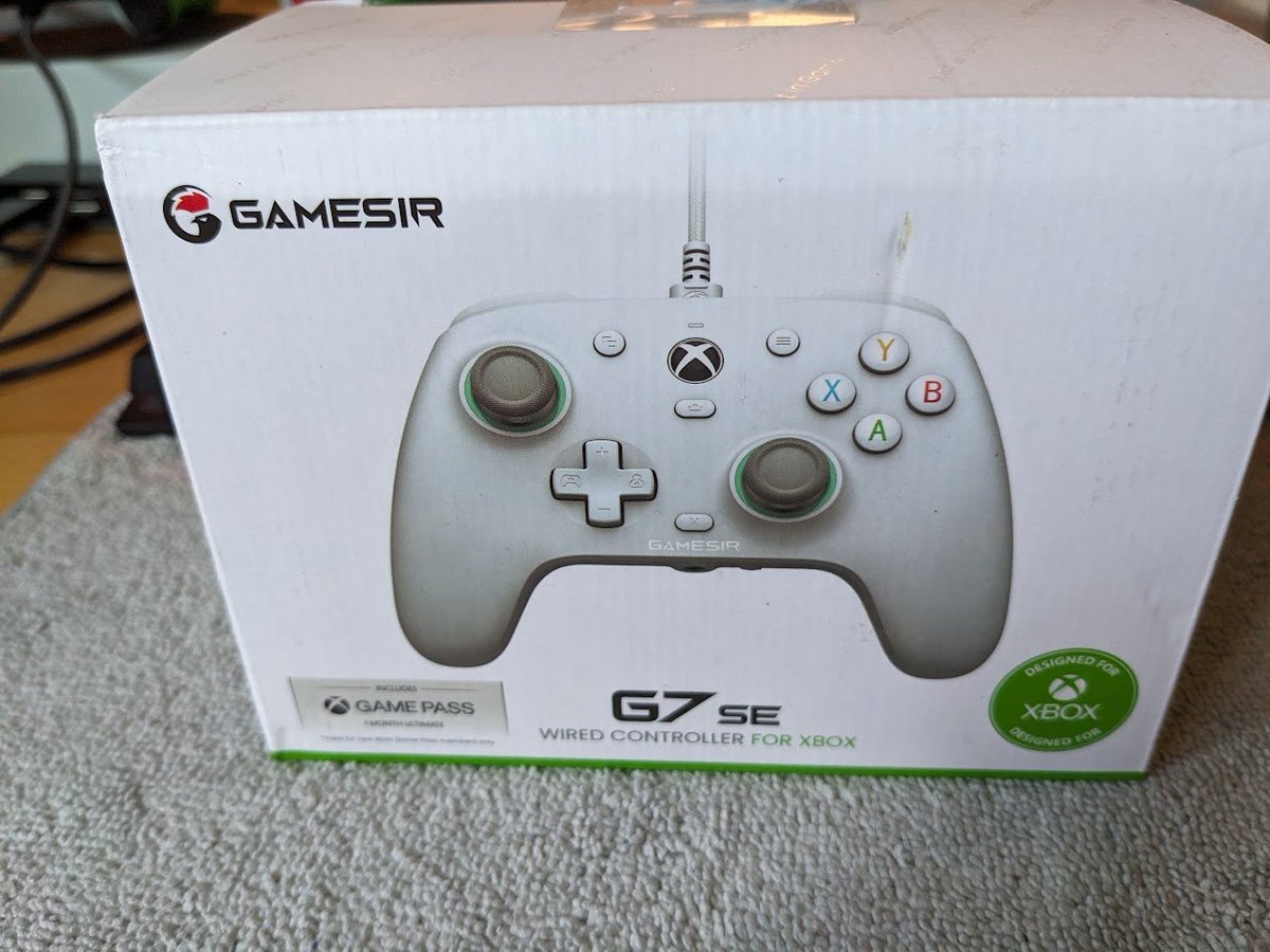 PiratePliable's tweet photo. @geekypastimes @XBOX I've switched to @mygamesir controllers. One of the best I've ever used. I prefer wired, but they have wireless ones as well. https://t.co/rYOi29VCnx