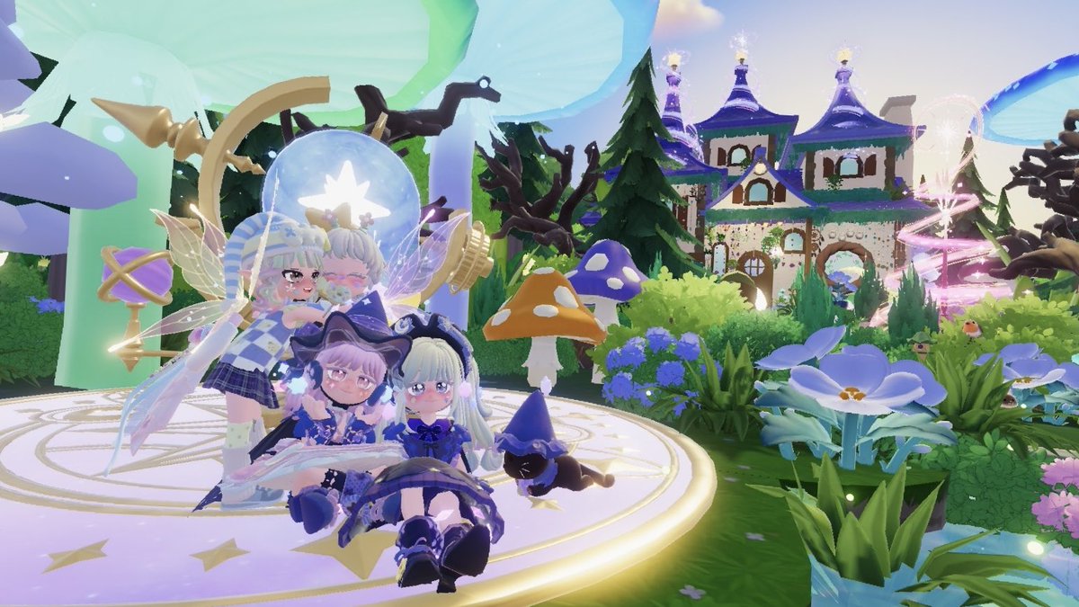 sushicollects's tweet photo. I loveee Jaiko-chan’s new witch’s home! So magical and the vibe is so whimsy! 💜✨

I’ve gotta say, you’ve built great houses before too, but this is one of my favorite builds that you’ve did! I love it sm!! 🧙🏻‍♀️🔮💜

@_yukiriiiin 💜
@kyuhato___ 💜
@meidolci 💜 https://t.co/ygu62UWaj4