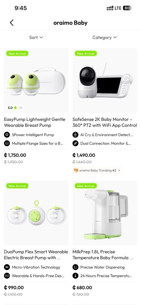 george_kingskid's tweet photo. 👶🏾 DEAR NEW PARENTS, ORAIMO HAS SOMETHING FOR YOU TOO 💚
Need baby wipes, feeding essentials, bottles, thermometers, grooming products, breast pumps, baby monitors & more?👇🏾

🛒 https://t.co/h1Frg4hAAi
🎟️ Use Coupon Code MCPAPUOXIE0U for EXTRA discount when you order from Oraimo.

🚚 FREE delivery above GH¢120 nationwide
💵 Cash On Delivery available
#OraimoBaby #KeepExploring