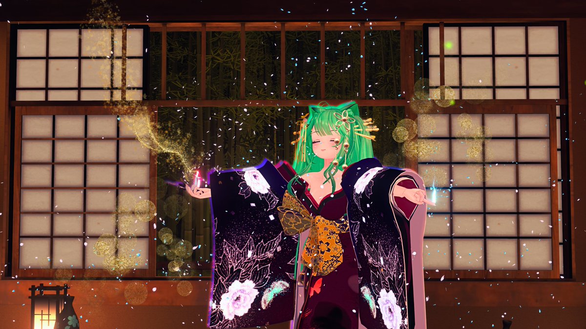 Japanese_Lilith's tweet photo. 先日の夜も、熱～う、熱～う夜でありんしたねぇ？🤭
あっちと過ごしたひととき、楽しんでいただけたかしら？
しかも女将の舞をたんと拝めたのは、特別、格別のことでありんした🎵

あっちも、この先ひと七日、精を出して頑張りんす……
どうか週末には、あっちにご褒美を――💜

#VRCおうまがとき https://t.co/iLNqDcHLVD