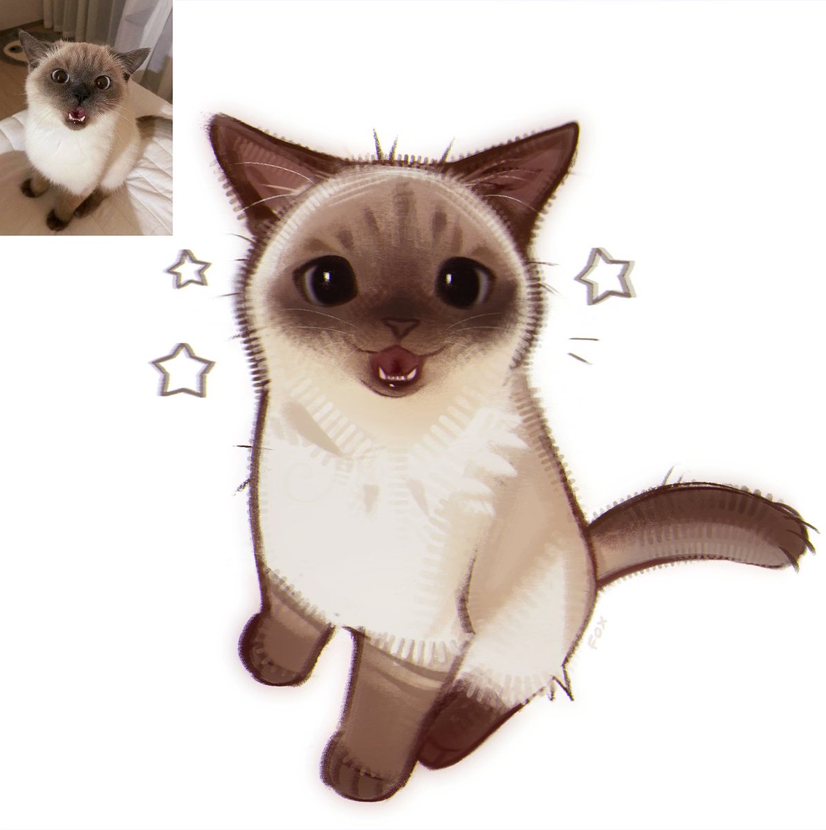 f0xlett's tweet photo. I love drawing cats https://t.co/Pigik28TdF