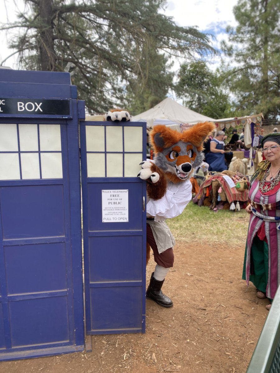 ArroyoCoyote's tweet photo. Oops, late post! Had tons of fun at a local renaissance faire and made tons of people smile :D 
I loved meeting so many friendly characters around! https://t.co/2iMTI4NcPq