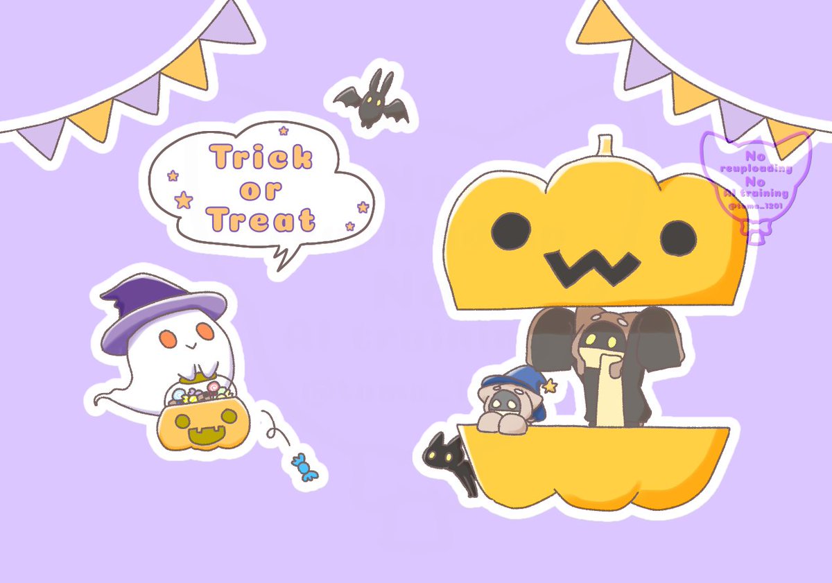 toma_1201's tweet photo. はろうぃ〜んの自分的お気に入りなやつを再掲(  ･ω･)⊃ 🎃 https://t.co/Bit0YYjeAL