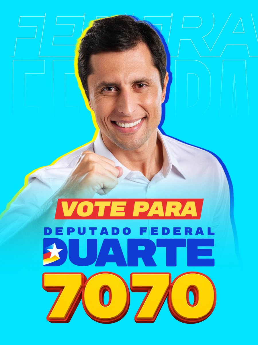 Duartejr__'s tweet photo. Chegamos até aqui com coragem, trabalho e de cabeça erguida.

Agora é com você.

Vote para deputado federal: Duarte 7️⃣0️⃣7️⃣0️⃣.

Obrigado, meu Maranhão! 

Bora Resolver 💙

#Duarte7070 https://t.co/BtBeZ2Go5p