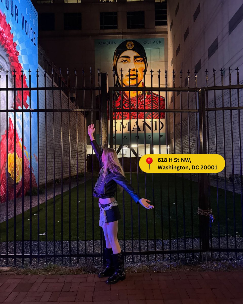 ChangeTheRef's tweet photo. When in DC…

Make sure you visit the mural “We Demand Change” by Shepard Fairey @obeygiant 

📍618 H St NW, Washington, DC 20001 https://t.co/PJkiOe6l8G