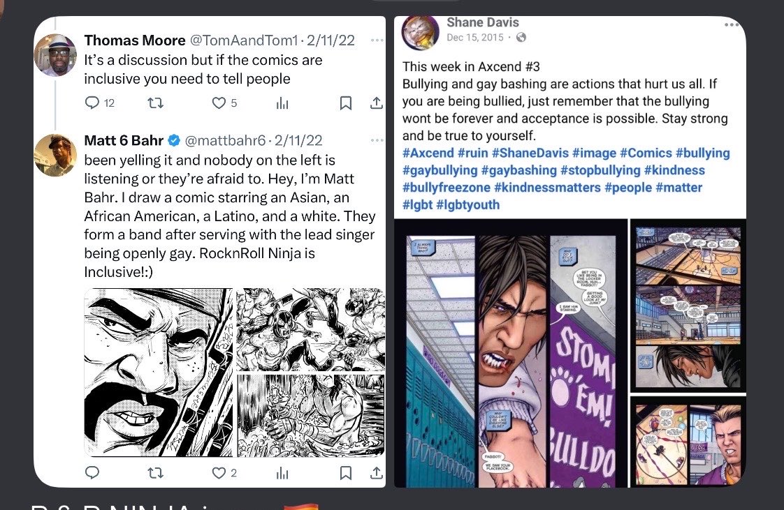 Wcpimp's tweet photo. @cj382847 @ONLYTHEBRAVE_ @WiggleRage Openly gay π³οΈβπ is the #comicsgate way! ππ»ββοΈ #NuCg #Mattbahrwasright #Mattbahrwaswoke https://t.co/cuoL7uyobi