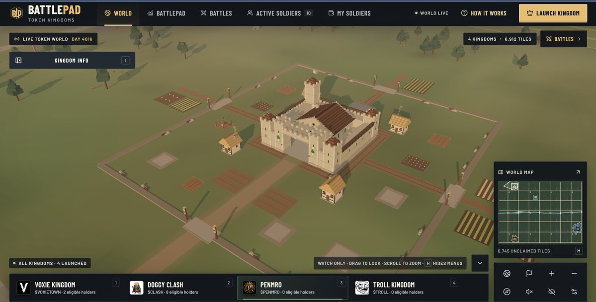 battlepadfun's tweet photo. 4 Kingdoms are launched on Battlepad.

We're live:

https://t.co/e2hD7icJBl https://t.co/aOUa64cpDS