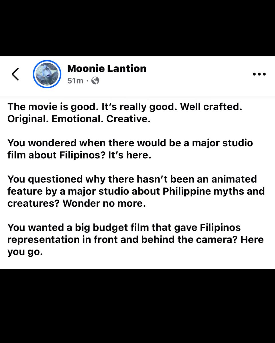 emilylawsin's tweet photo. AN OPEN LETTER TO FILIPINOS (&amp; everyone really) by Moonie Lantion Moonie Lantion about Dreamworks’ #ForgottenIsland Movie.
➡️
P.S. I loved this film! It is beautifully animated, well-researched, rooted in Filipino culture &amp; mythology.
GO SEE IT! Take all your fam and friends!➡️ https://t.co/6Nj3DdHSG3