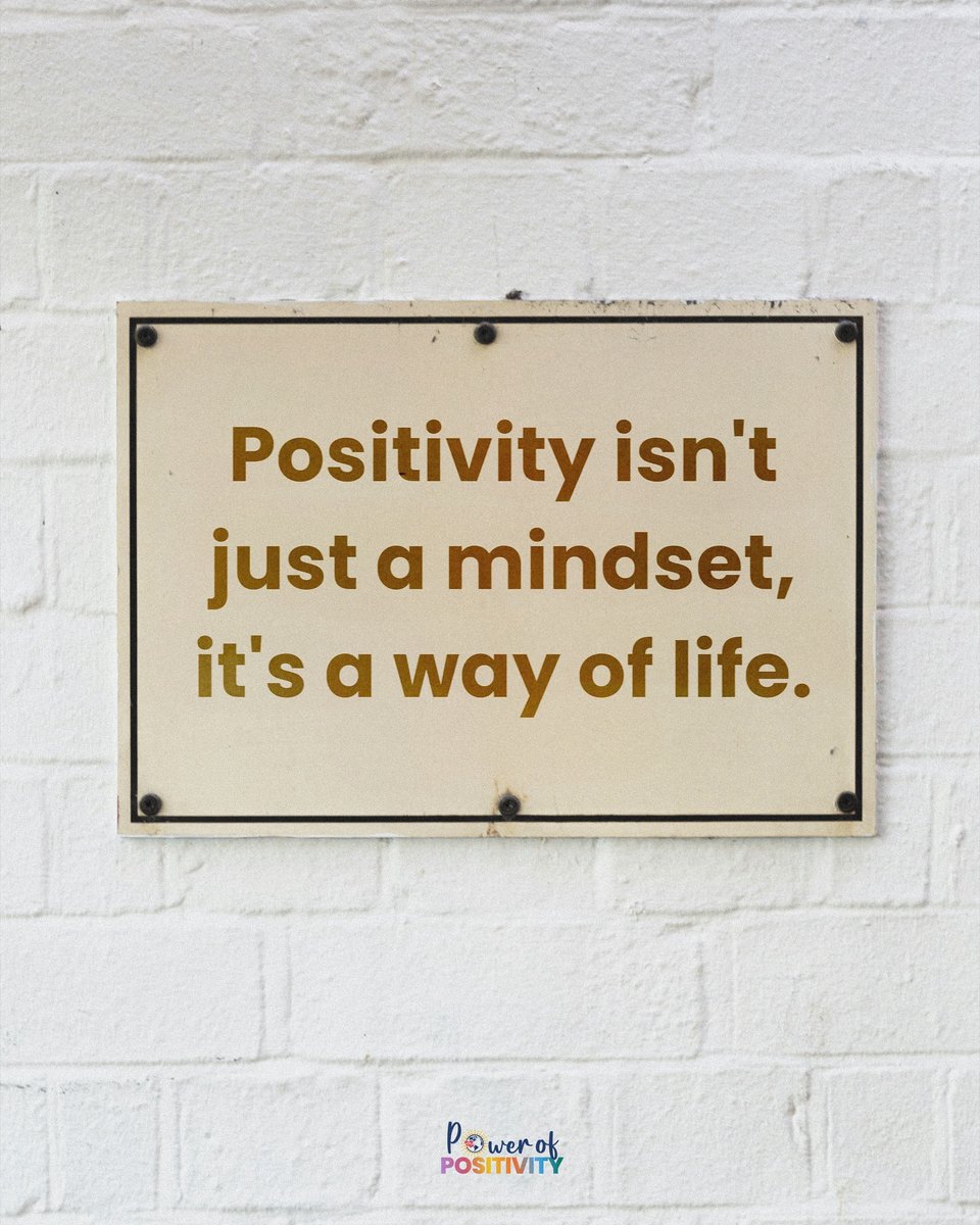 LIVEpositivity's tweet photo. Positivity isn’t just a mindset, it’s a way of life. 🌞🌈 https://t.co/imWMczOZbl