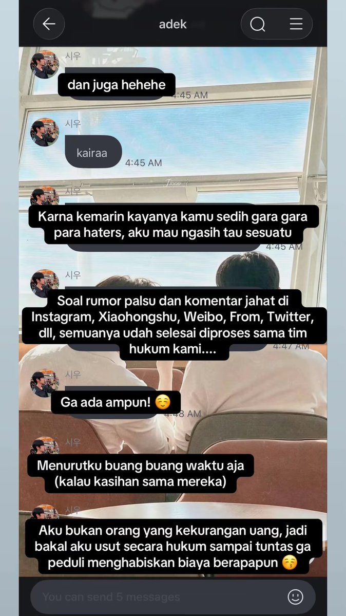 jinwotteo_me's tweet photo. #parksiwoo 

ternyata syu lebih gercep dari kita. thanks ya syu, sudah mewakili kita 🙇🏻‍♀️🙇🏻‍♀️🙇🏻‍♀️

me to haters : mampus lu. di kasusin kan

syu sampe pajang nama akun yang ngehate + https://t.co/DlI6HOeM6N