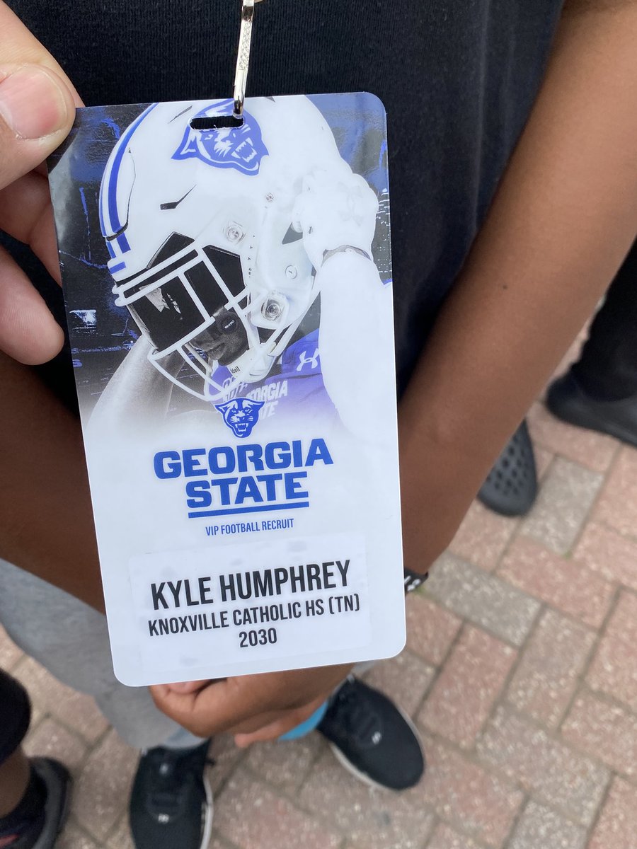 2Dawg9's tweet photo. Had a great experience at @GeorgiaStateFB Very grateful for the experience, More to come!!! @_CoachPhillips_ @KCIrishFootball @Coach_Shad_ @Big_Jr_901 https://t.co/LA8dZDQiIy
