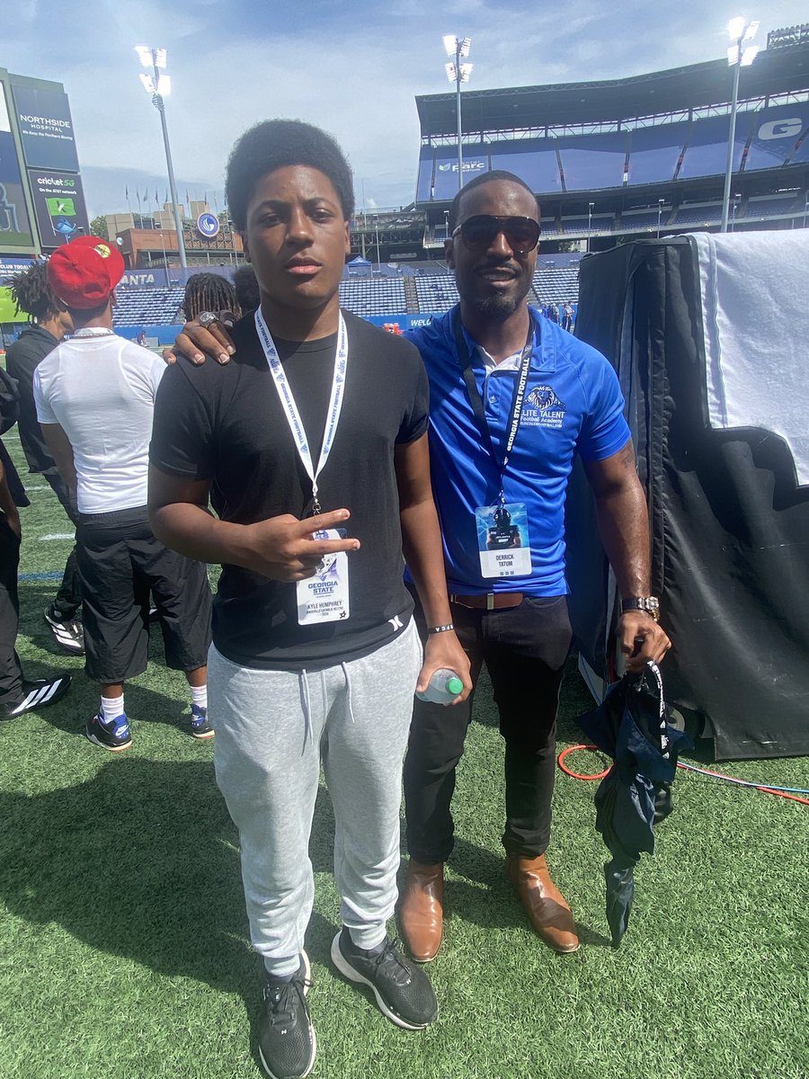 2Dawg9's tweet photo. Had a great experience at @GeorgiaStateFB Very grateful for the experience, More to come!!! @_CoachPhillips_ @KCIrishFootball @Coach_Shad_ @Big_Jr_901 https://t.co/LA8dZDQiIy