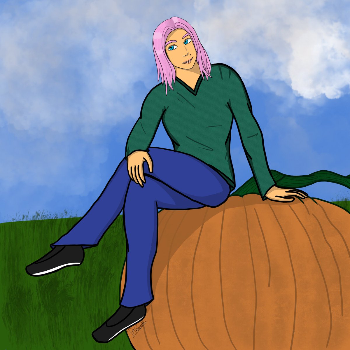 dianetempeste's tweet photo. Day 6 Practice
Pose by Gonzais_poses 
Randomized Character Pick: Nash from Unnamed WIP
Time: 3h 17m

#vgtober26 Day 2: Pumpkin https://t.co/M4jWzhcfme