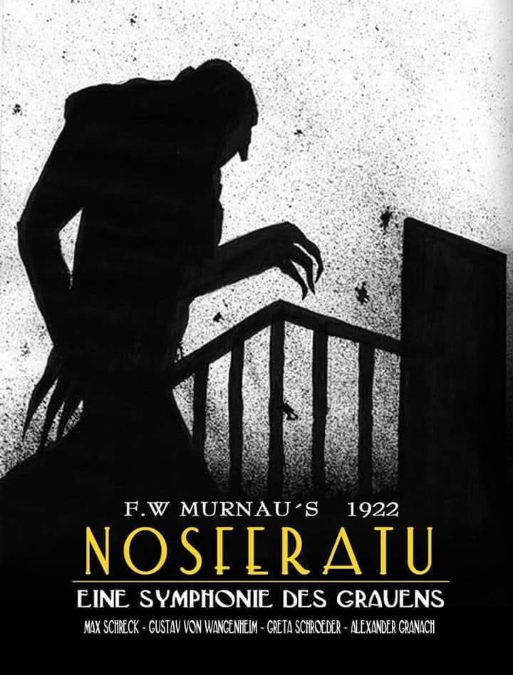 phdev85's tweet photo. Dracula has always been my favourite anti-hero since childhood and I love the silent 1922 film #Nosferatu by #FWMurnau with the score by Hammer composer #JamesBernard a perfect film to start the run up to Halloween 🎃 https://t.co/q77krEmAvB