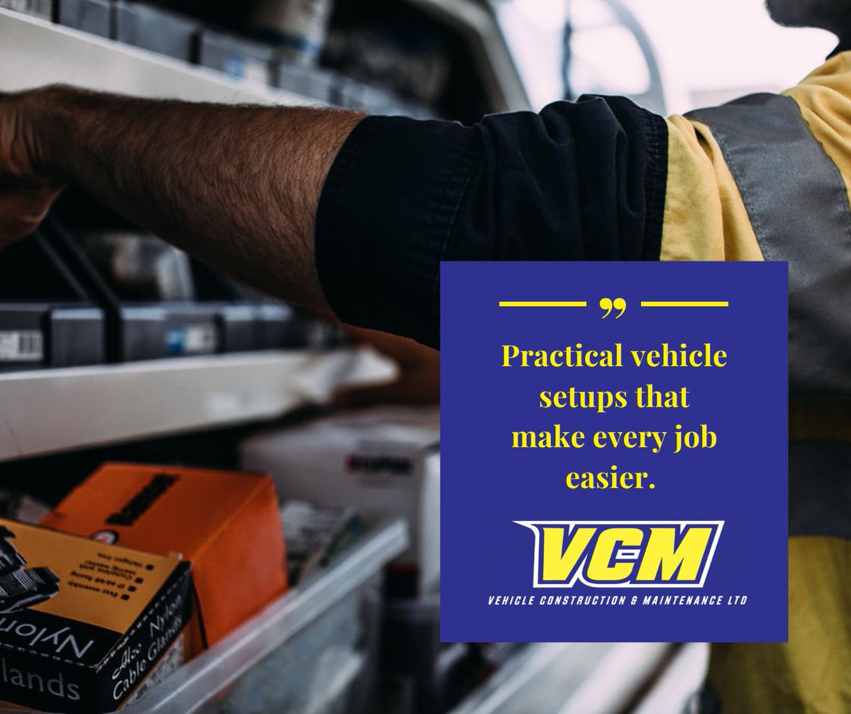 VCM_NZ's tweet photo. π https://t.co/npt01e4cda
#VCML #CommercialVehicleFitout #FunctionalDesign #BuiltForWork https://t.co/lnneyfKK0U