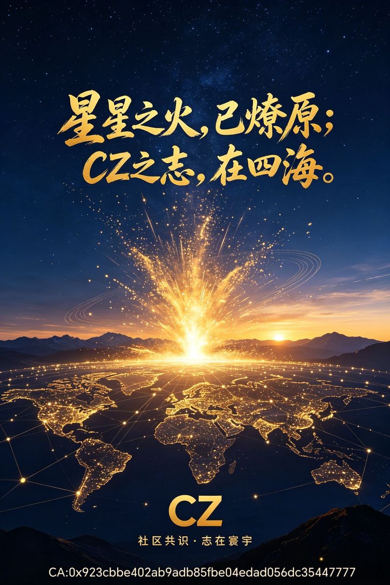 blue790201's tweet photo. CZ代币，一场去中心化金融的范式实验。没有中心化团队，没有预挖筹码，完全由社区自治驱动。1%交易税，50%自动兑换为苹果公司代币化股票

合约：0x923cbbe402ab9adb85fbe04edad056dc35447777 https://t.co/OVwQNk54Vf