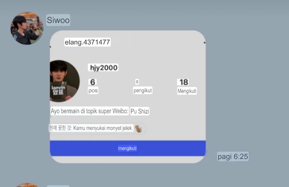 BbyChannel94032's tweet photo. Nan kena kan lu akun💩. gue udah gedeg bnget liat ni akun spam hate ke siwoo dengan ngirim foto yg bener2 keterlaluan dan akhirnya abis lu di babat abis sma INUFF, goodjob shuu kamu keren kamu harus terus bahagiaaa sayangku🥺💜 https://t.co/3jHcToNvnb