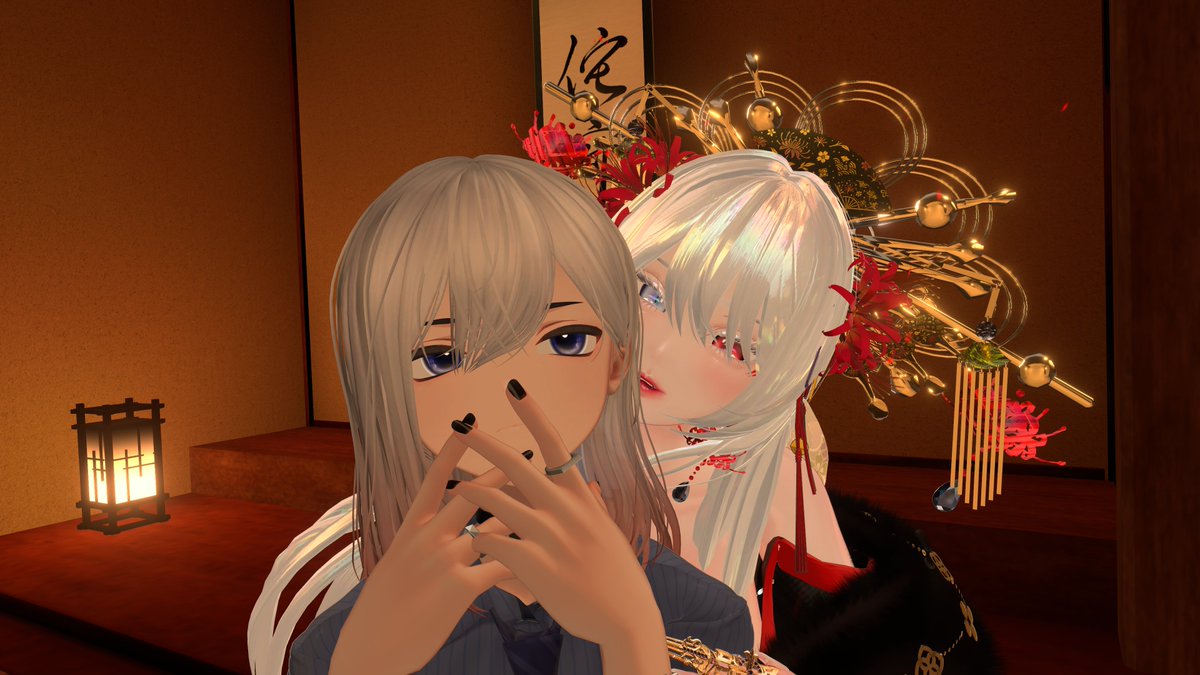 Japanese_Lilith's tweet photo. 壱の宴
お友達で来てくれたお嬢様にだんな様💜

どっちとは…何がとは…公開しやせんけど、
海外もいいけど…今度はもぉ～っと欲望のままに全てをさらけ出して…
もう一方は…しっかりお礼いただいたかしら？
でも次はあっちらの一員に？
心からお待ちしておりんすよ？🤭ﾌﾌﾌ

#VRCおうまがとき https://t.co/ERdBm1DNcJ
