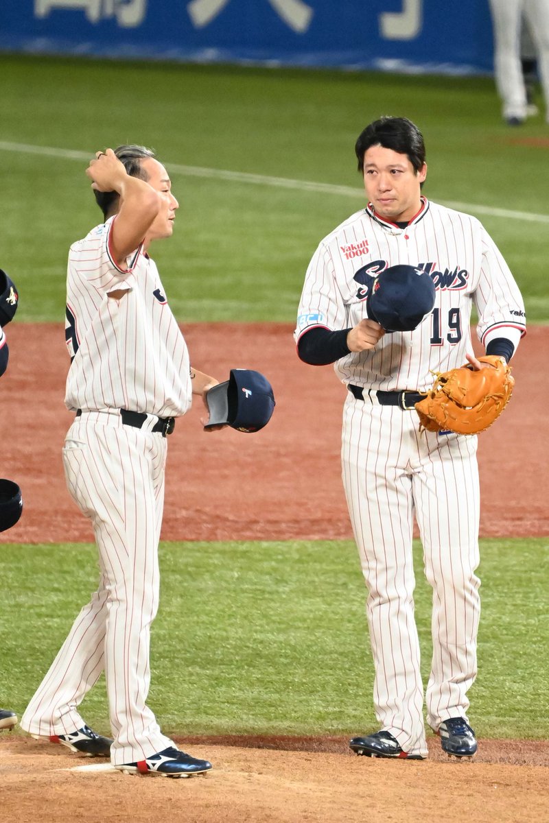 moeko2896's tweet photo. カツオさんがどれだけ哲人を可愛がってきたかが凄くよく分かったよ
引退試合で泣いてくれるなんて、一番嬉しいお返しじゃないかな https://t.co/CDuEdBDHve