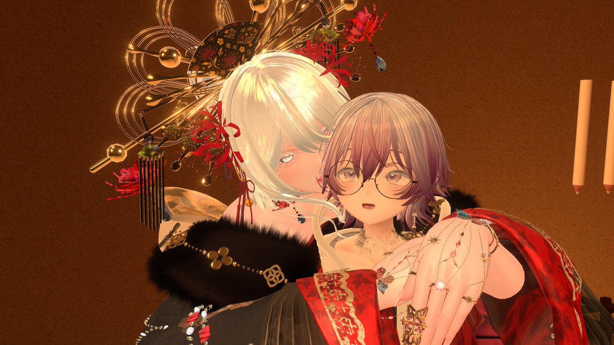 Japanese_Lilith's tweet photo. 弐の宴
初めて逢曲時の橋を渡った夜…いかがでありんした？
次はもぉ～っと…ね？🤭お待ちしておりんす💜

参の宴
どのだんな様とは言いやせんけど、右に左に👀は楽しんでいただけんした？
でもコミュ障だってだんな様方のこと、あっちらは大好きでありんす💜次は覚悟の上…ﾌﾌ

#VRCおうまがとき https://t.co/3kuIVTPePv