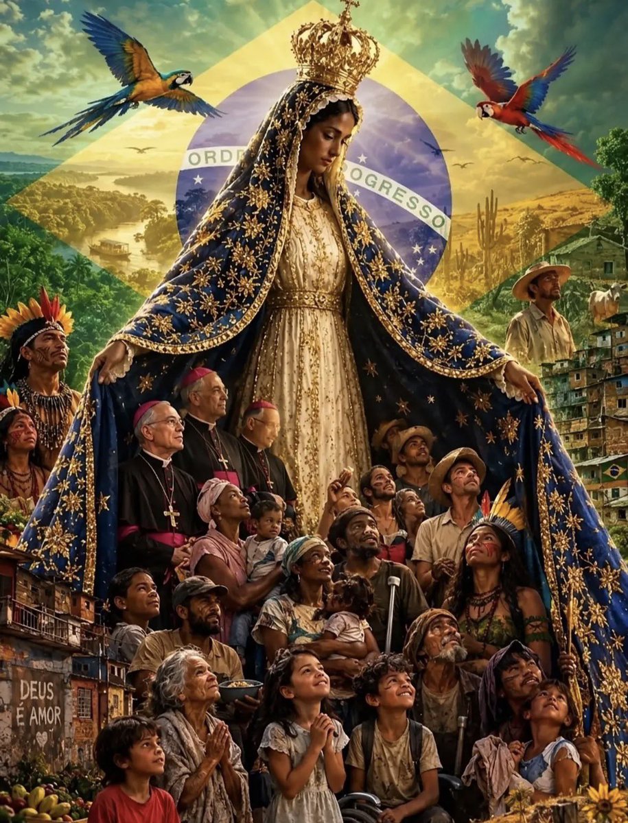 joseguimaraesce's tweet photo. Amanhã é dia de colocar amor e esperança nas urnas. ❤️🌟

É dia de dizer não ao ódio, à intolerância religiosa e a tudo aquilo que tenta atacar nossa fé. Como católico, peço ainda mais proteção à Nossa Senhora Aparecida, nossa Mãe, para que nos cubra com seu manto sagrado, ilumine nossos caminhos e nos dê sabedoria para construir um Brasil de paz, respeito e fraternidade.

Que jamais sejamos quintal de qualquer potência estrangeira. Que o Brasil siga de cabeça erguida, dono do próprio destino, fortalecendo sua soberania, ampliando nossa capacidade tecnológica, gerando crescimento econômico e promovendo desenvolvimento social para que cada brasileira e cada brasileiro tenha mais oportunidades e dignidade.

Amanhã, que a fé nos fortaleça, que a esperança nos mova e que o amor pelo Brasil nos conduza. Que Nossa Senhora Aparecida interceda por nós e abençoe nossa nação! 🇧🇷🙏

AMANHÃ É 13 NA URNA E LULA NO CORAÇÃO! ❤️

Imagem via: Padre Fernando Quirino