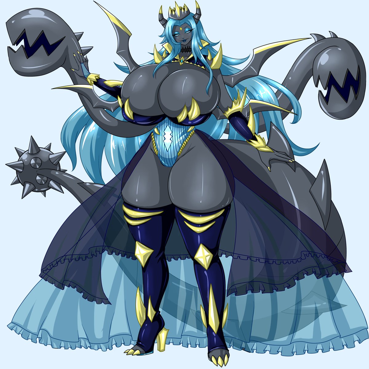 baddaythe13th's tweet photo. Queen Bela Phage is always hungry 🫦 https://t.co/ybCKYlpcaP