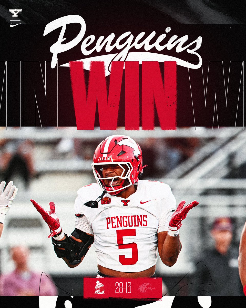 ysufootball's tweet photo. Never a doubt! 🐧🏈

#GoGuins https://t.co/7YSruanAVk